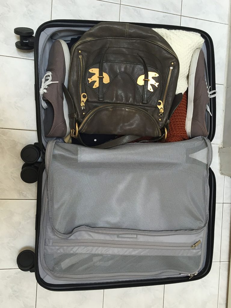 Raden Carry On Suitcase Open