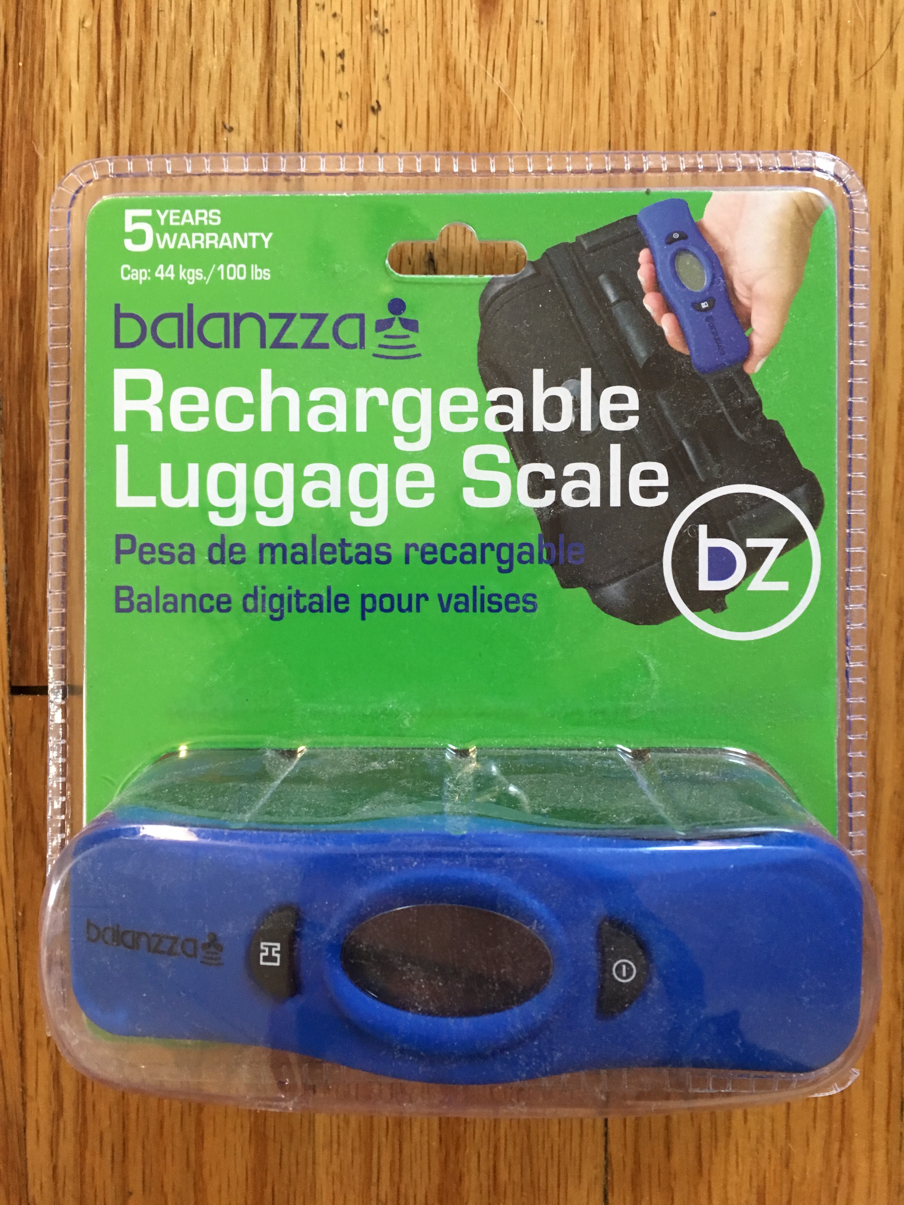 Balanzza Rechargeable Lugagge Scale, Portable Digital Handheld Suitcase  Weight for All Travelers, 100 Pounds, 5 Years Warranty
