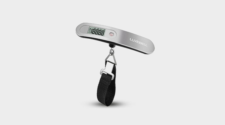   Basics Portable Digital Luggage Weight Scale, One Size,  Black